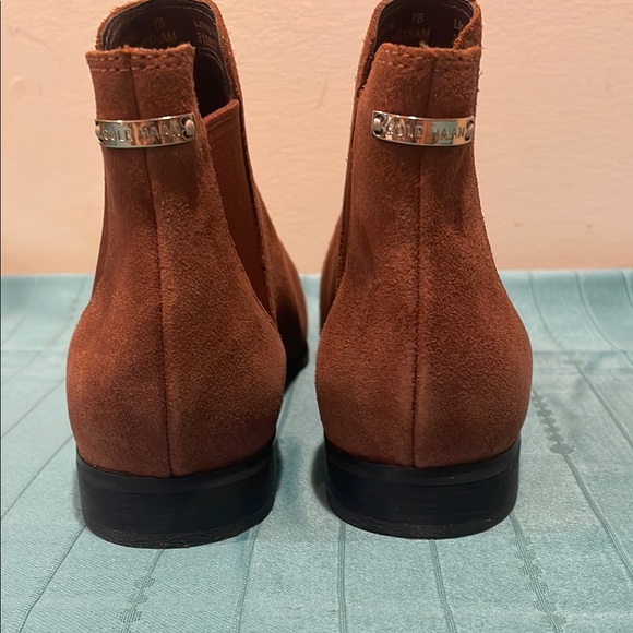 Cole Haan Suede Ankle Boots, Size 7 - Picture 4 of 6